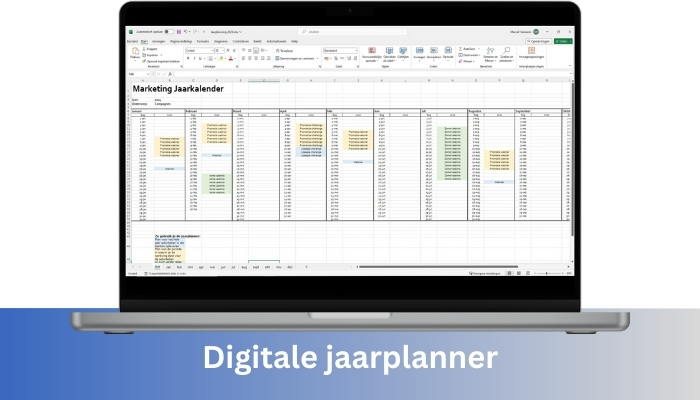 Digitale jaarplanner