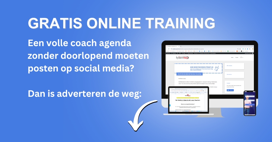 De perfecte advertentie voor coaches - gratis training